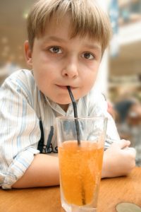 Sipping on sweet drinks causes your teeth to loose weight and you to gain weight