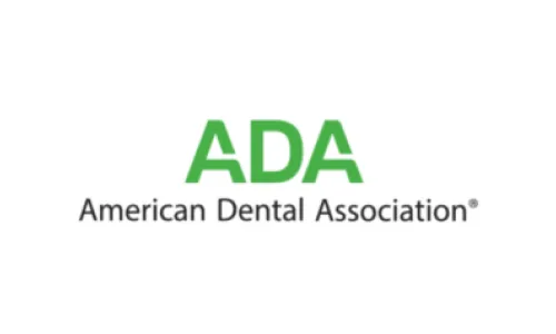 A logo of american dental association