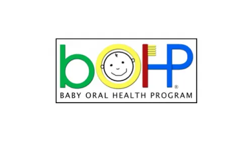 A picture of the baby oral health program logo.