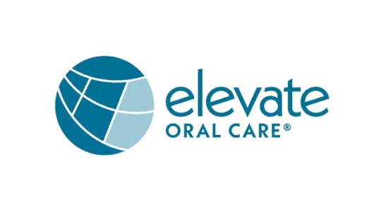 A logo of elevate oral care