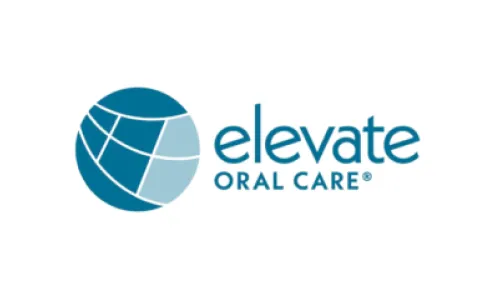 A logo of elevate oral care